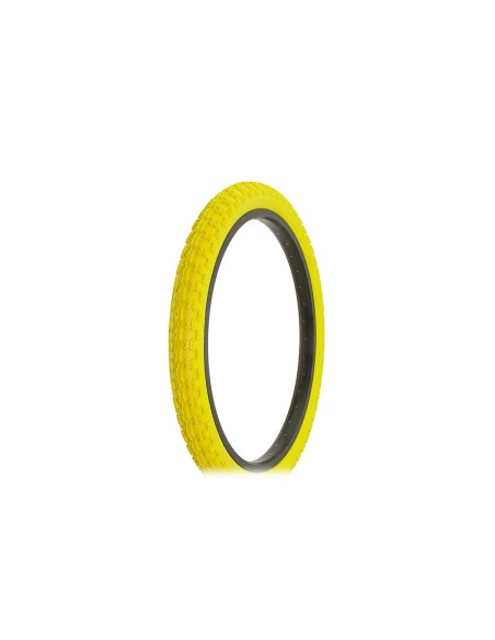Tire 20 x 2.125 Yellow/Yellow Side Wall HF-143G.